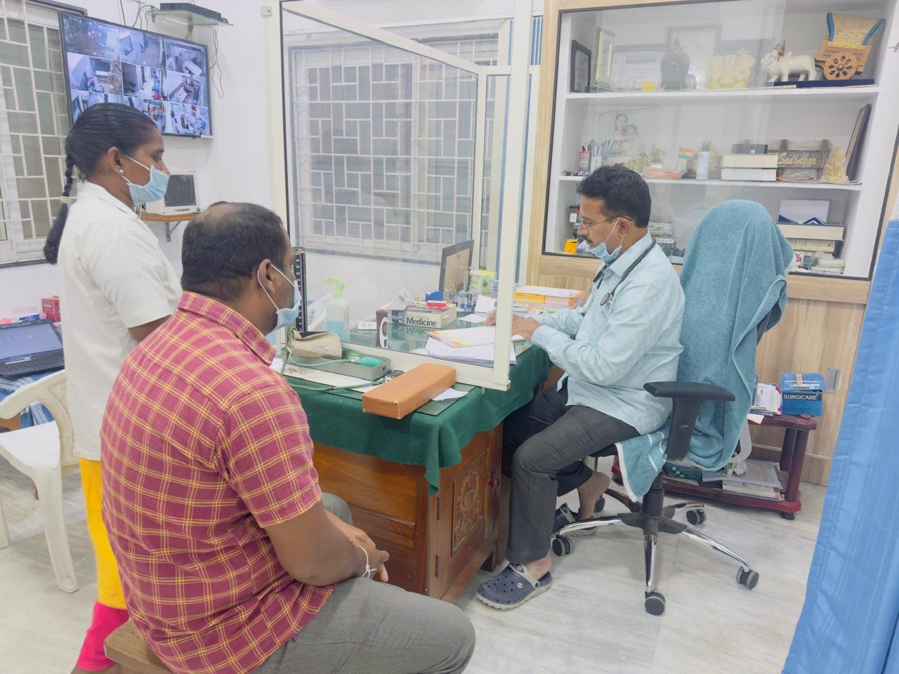 Modern medical testing laboratory